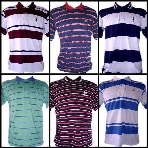 Polo Masculina (listradas)